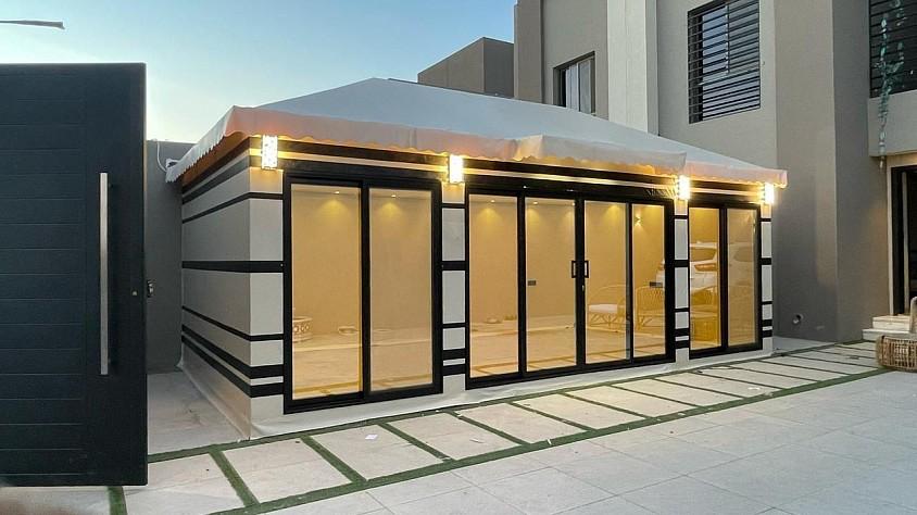 خيام سوبر ملكي بتصميم فاخر وتنفيذ احترافي في الرياض